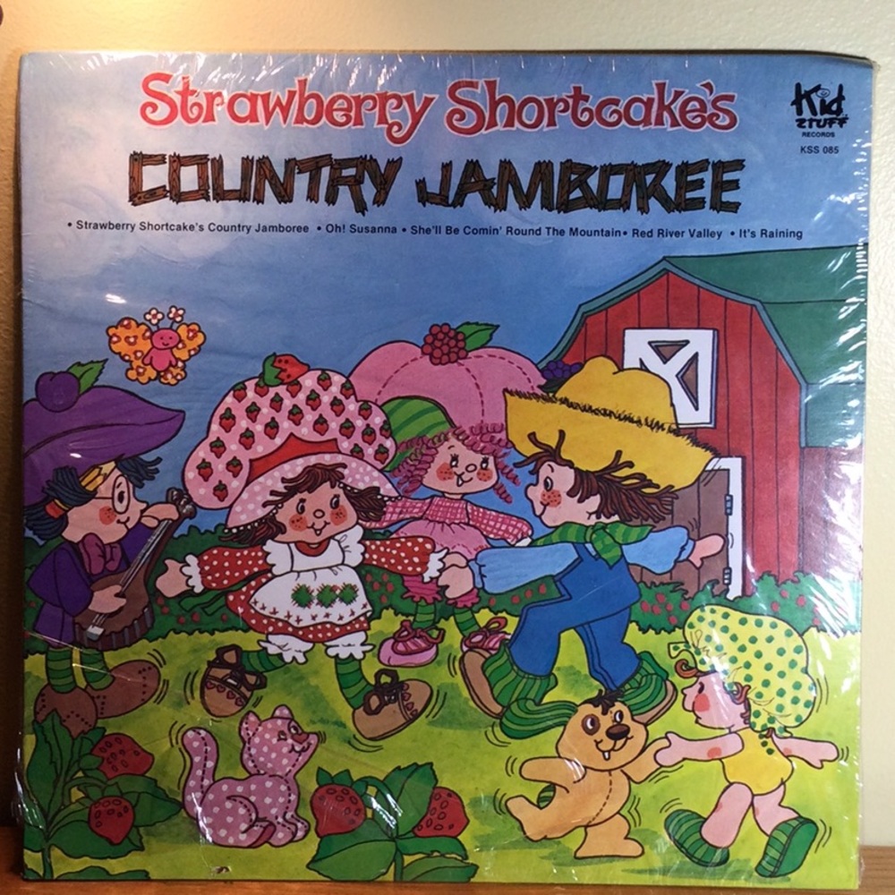 Vintage Strawberry Shortcake Country Jamboree vinyl record